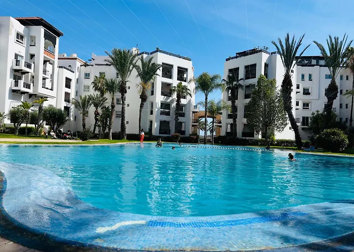 Marina Agadir Appartement Standing 90M2 + Piscine